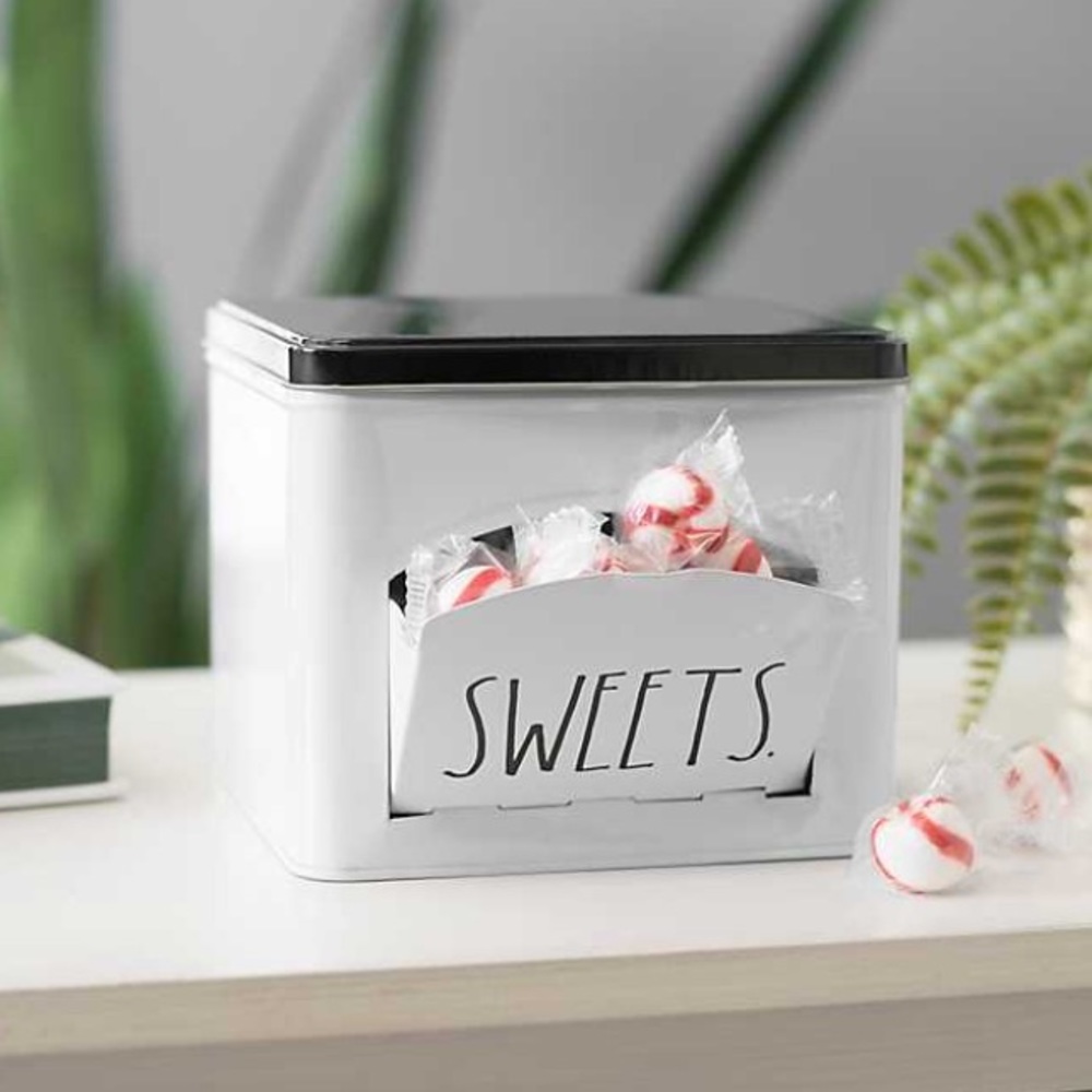 ❌SOLD❌ RAE DUNN sweets tin canister